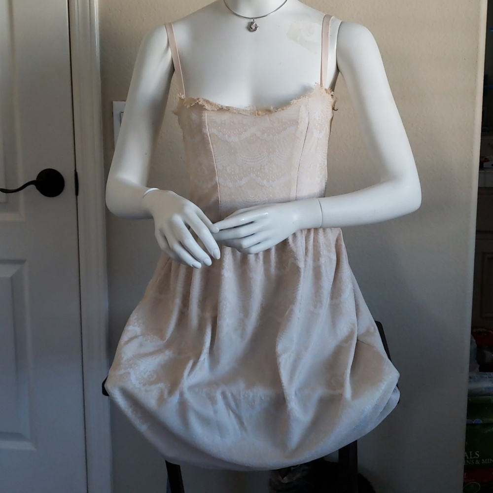 Aqua dress - Ivory cocktail dress